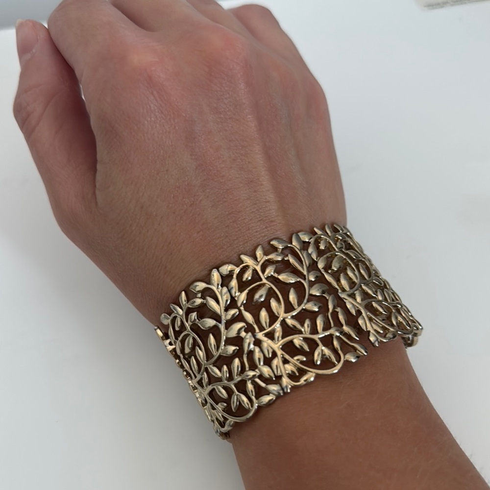 Altar'd State Gold Filigree Cuff Bracelet